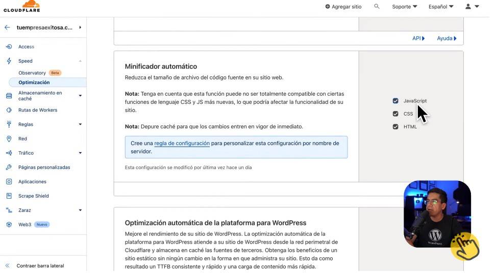 Conectar CDN de CloudFlare