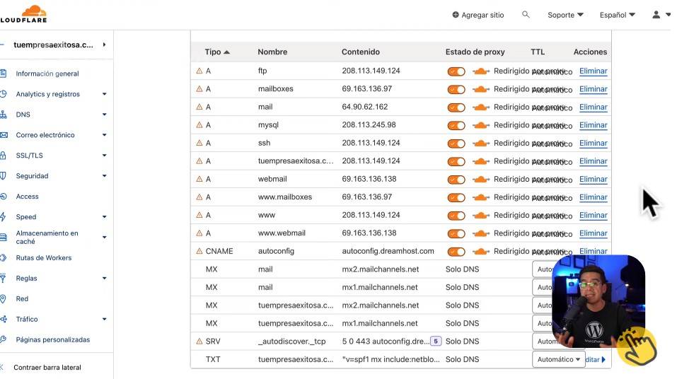 Conectar CDN de CloudFlare