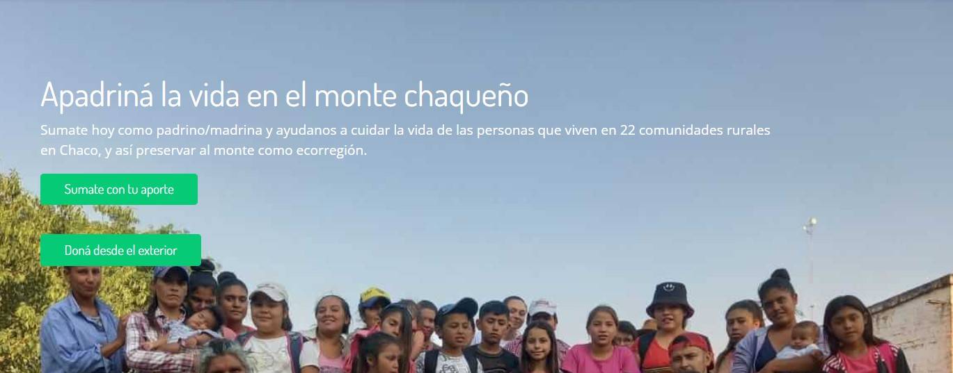 Fundación Monte Adentro ayuda al monte chaqueño